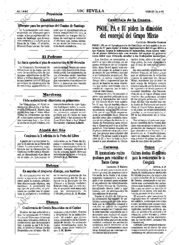 ABC SEVILLA 24-04-1998 página 60