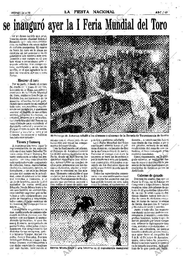 ABC SEVILLA 24-04-1998 página 69