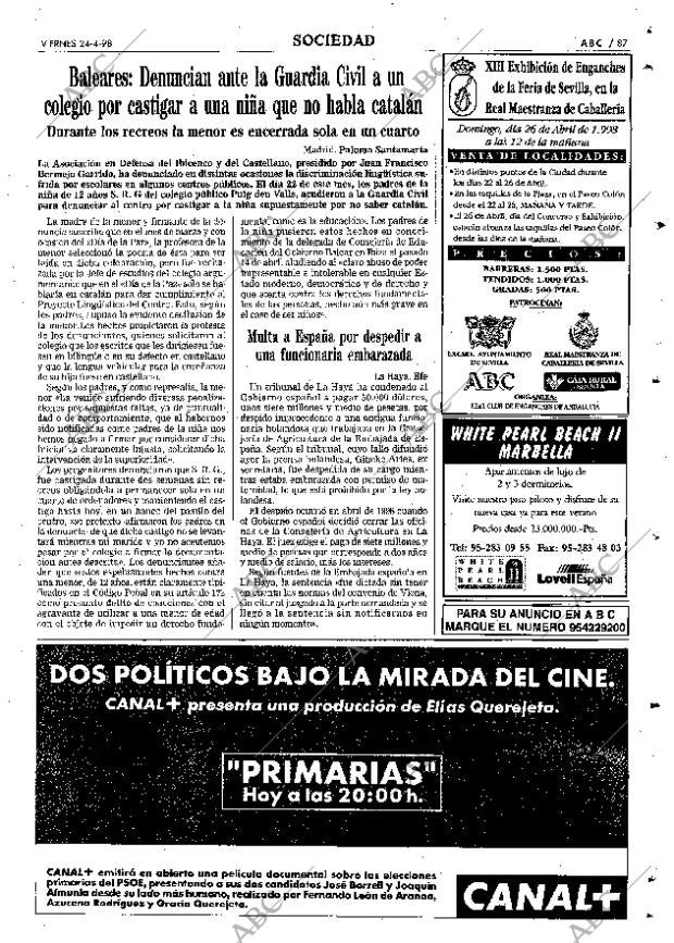 ABC SEVILLA 24-04-1998 página 87