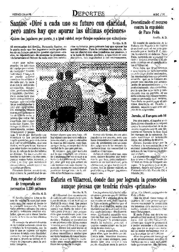 ABC SEVILLA 24-04-1998 página 91