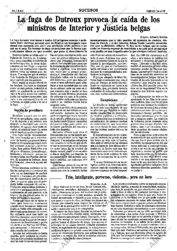 ABC SEVILLA 24-04-1998 página 98