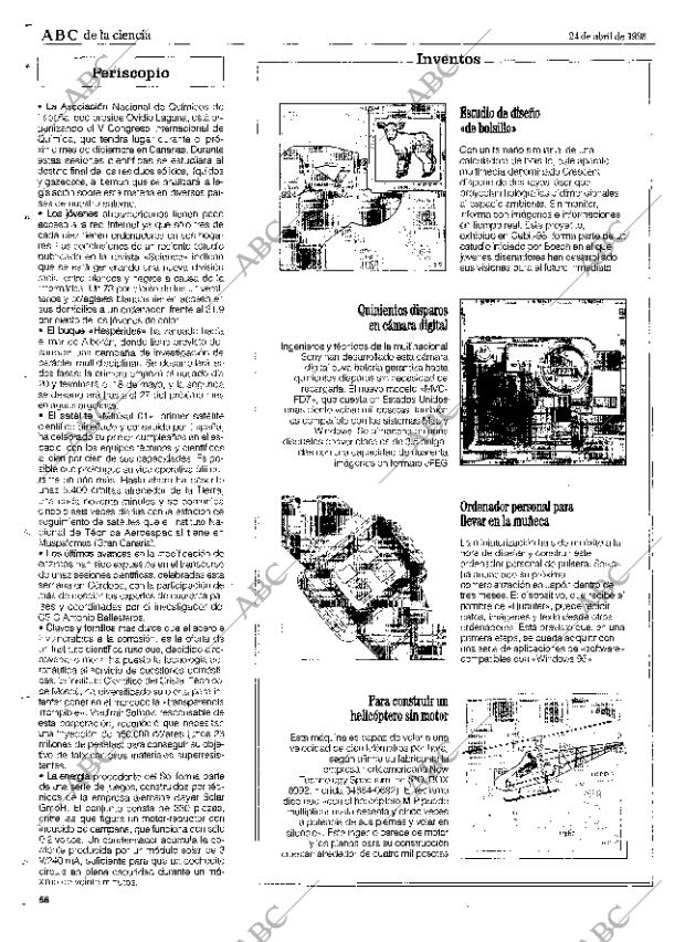 CULTURAL MADRID 24-04-1998 página 56