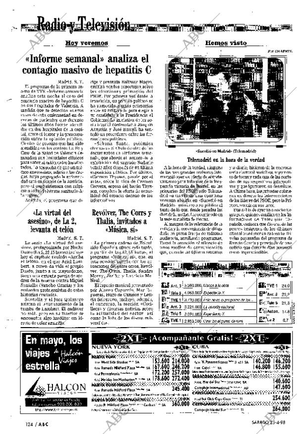 ABC MADRID 25-04-1998 página 124