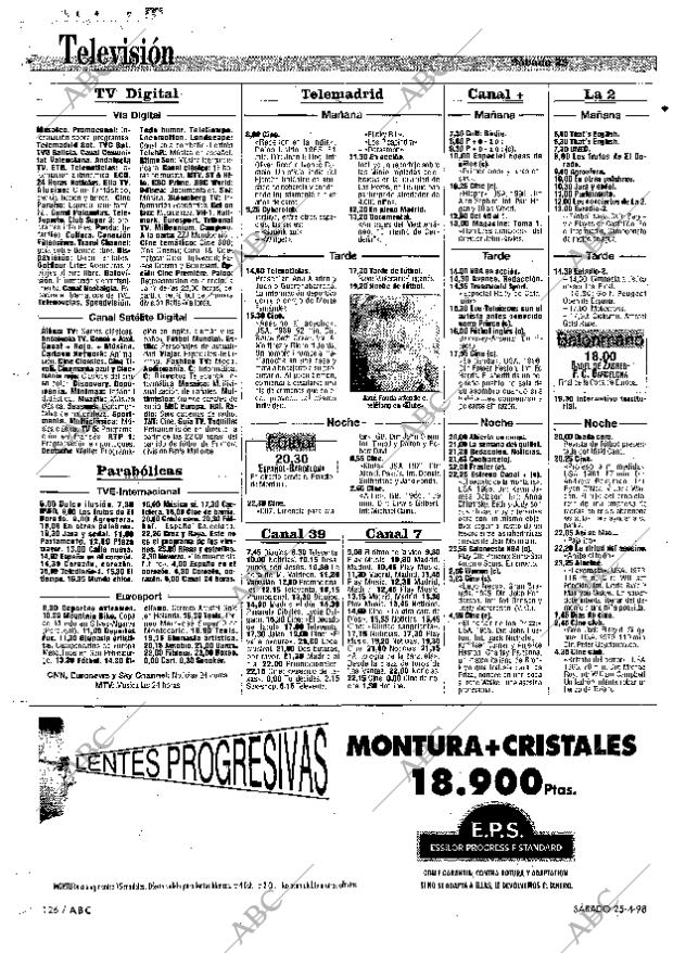 ABC MADRID 25-04-1998 página 126