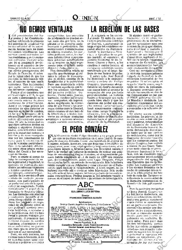 ABC MADRID 25-04-1998 página 15