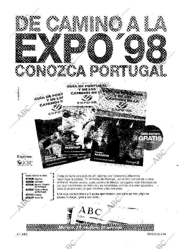 ABC MADRID 25-04-1998 página 2