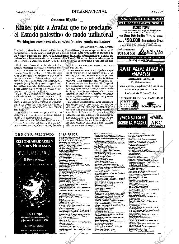 ABC MADRID 25-04-1998 página 37