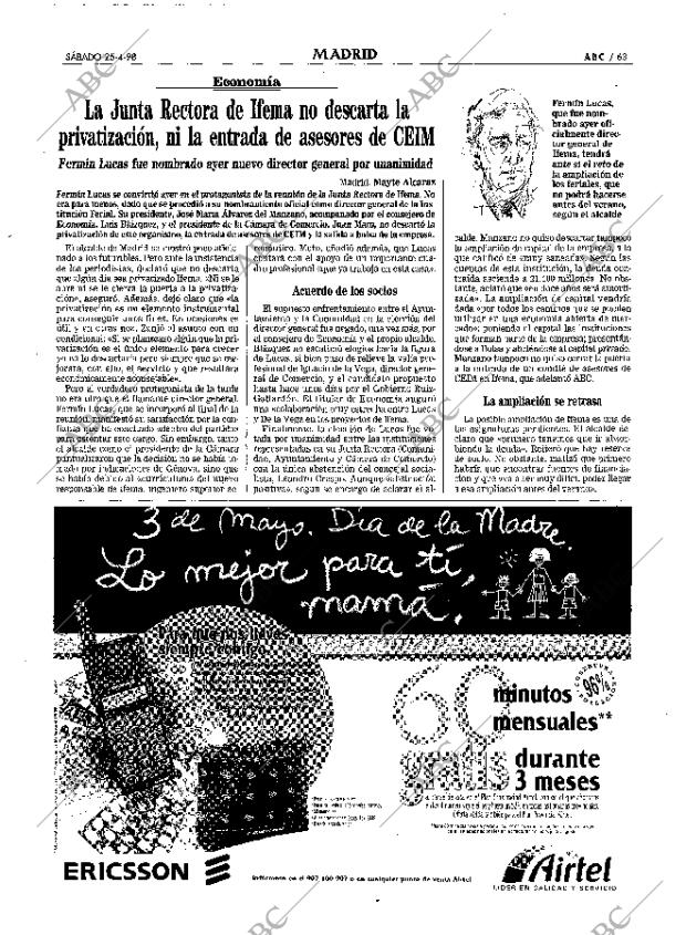 ABC MADRID 25-04-1998 página 63