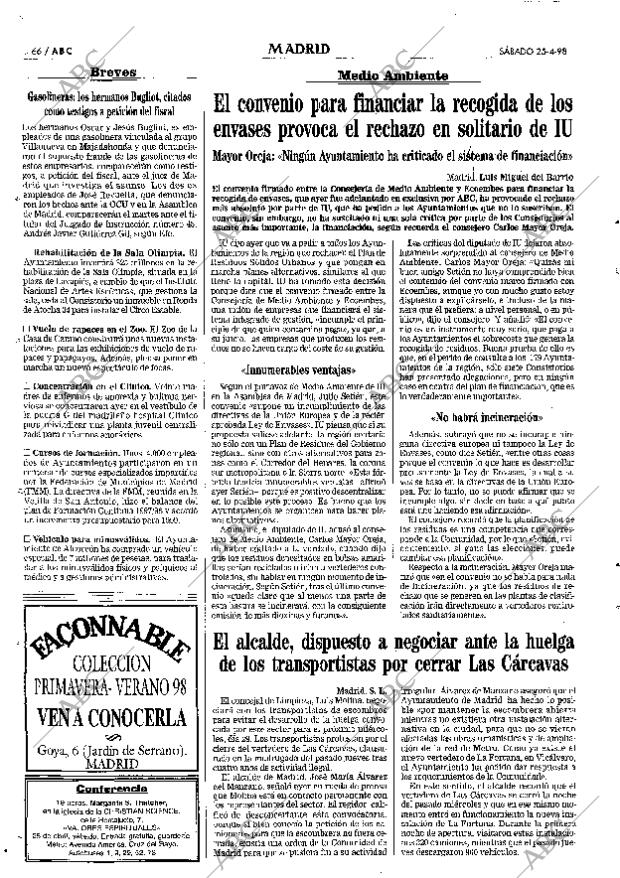 ABC MADRID 25-04-1998 página 66