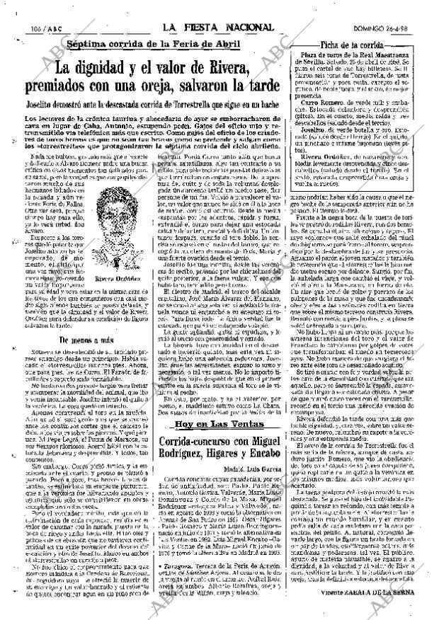 ABC MADRID 26-04-1998 página 106