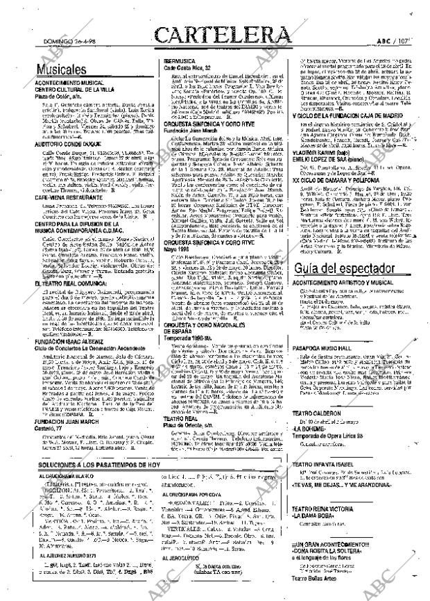 ABC MADRID 26-04-1998 página 107
