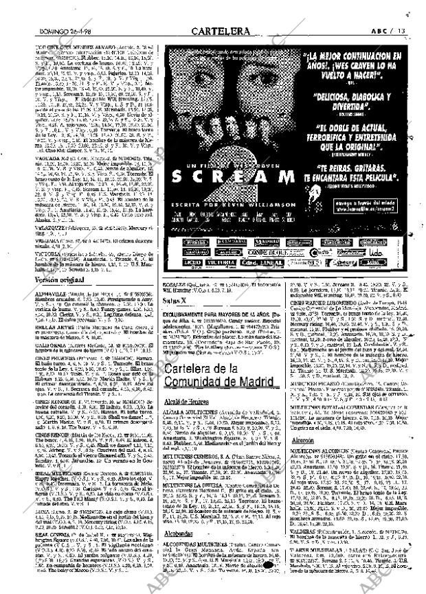 ABC MADRID 26-04-1998 página 113