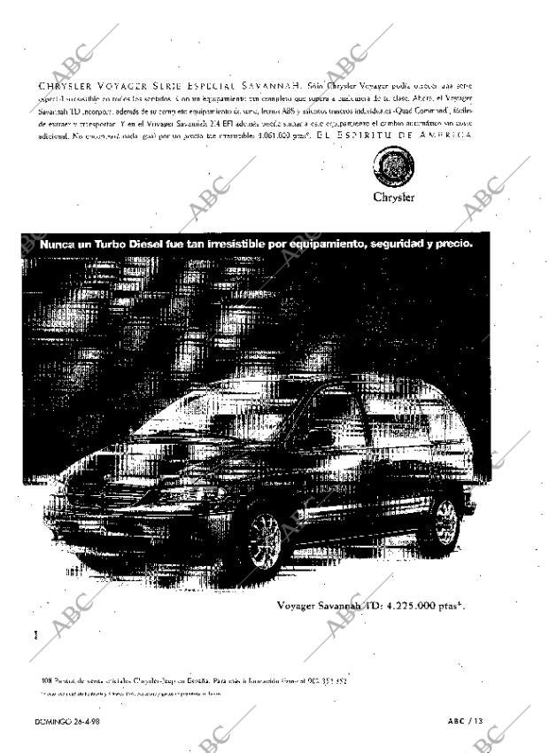 ABC MADRID 26-04-1998 página 13