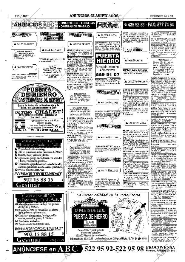 ABC MADRID 26-04-1998 página 130