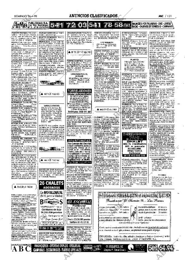 ABC MADRID 26-04-1998 página 131