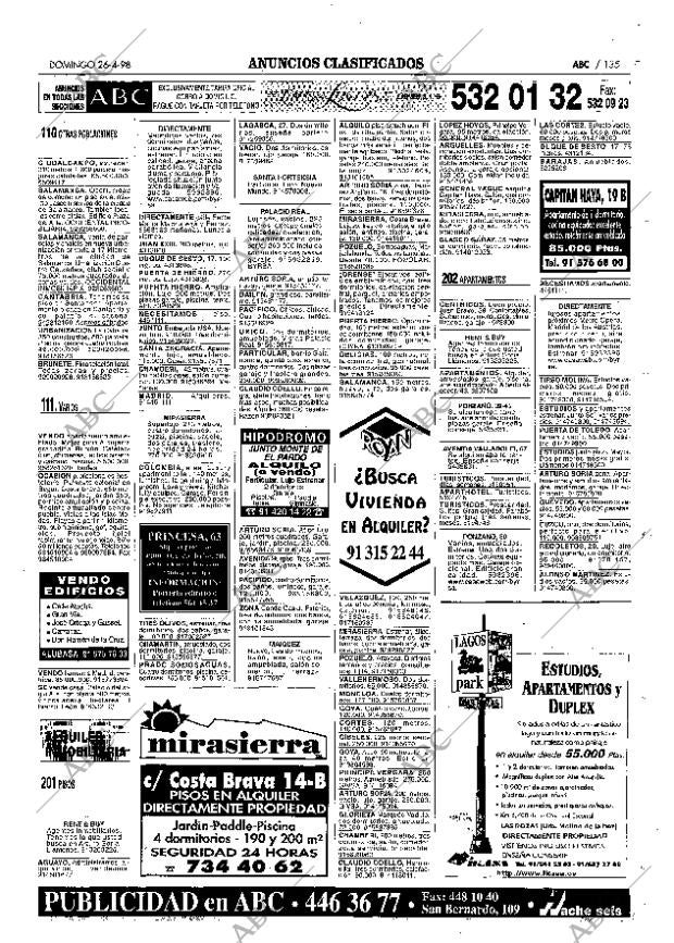 ABC MADRID 26-04-1998 página 135