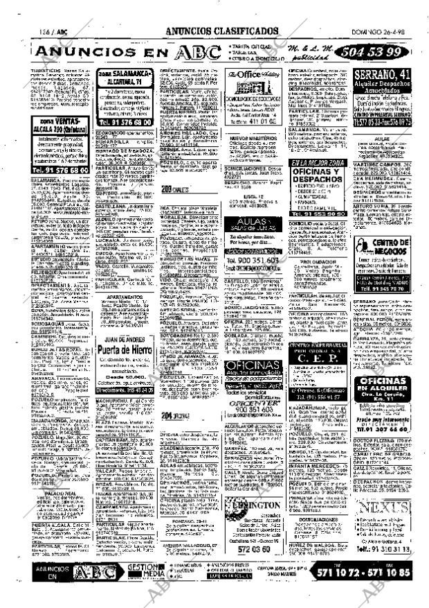 ABC MADRID 26-04-1998 página 136