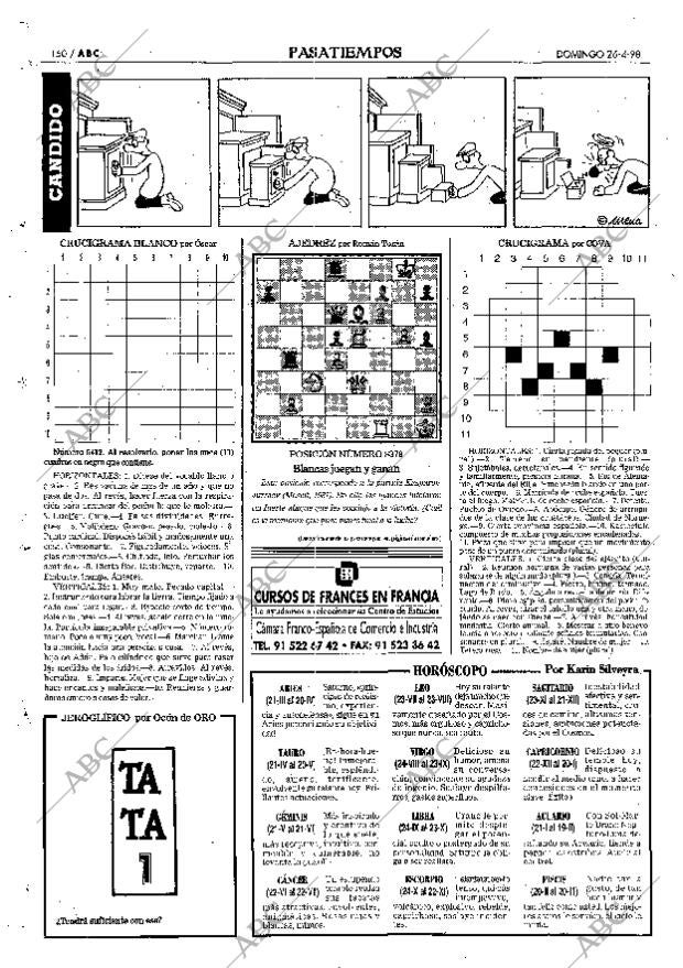 ABC MADRID 26-04-1998 página 150