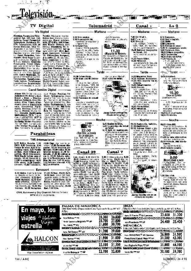 ABC MADRID 26-04-1998 página 158
