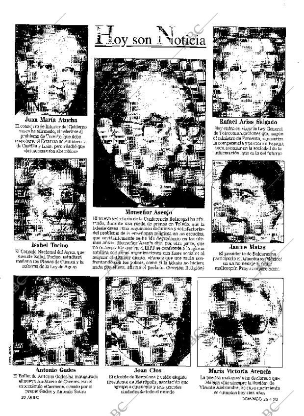 ABC MADRID 26-04-1998 página 20