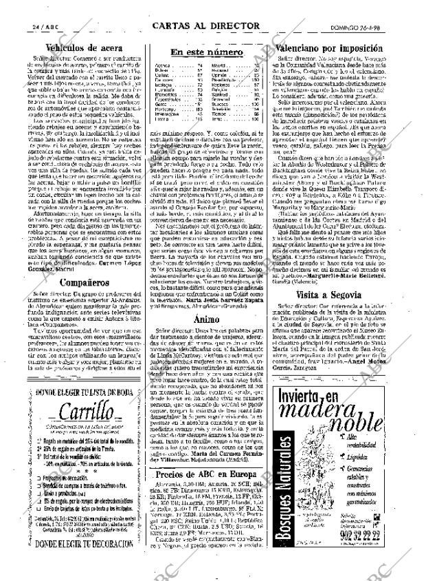 ABC MADRID 26-04-1998 página 24