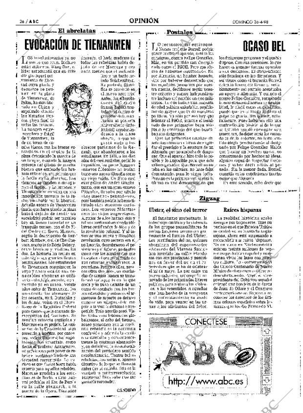 ABC MADRID 26-04-1998 página 26