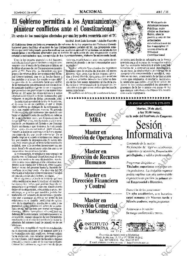 ABC MADRID 26-04-1998 página 35