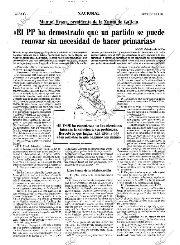 ABC MADRID 26-04-1998 página 36