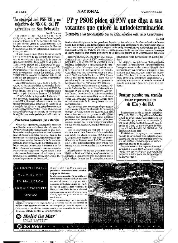 ABC MADRID 26-04-1998 página 40