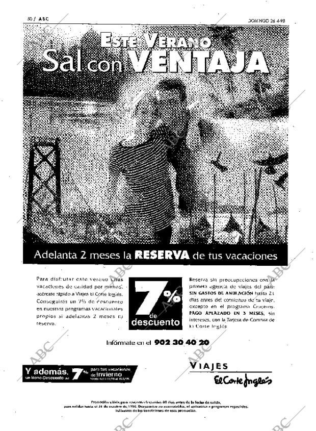 ABC MADRID 26-04-1998 página 50