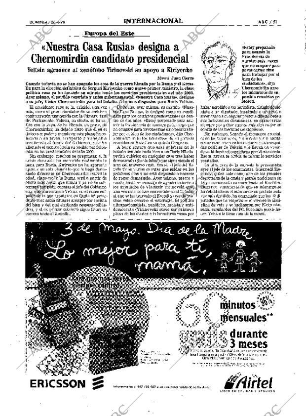 ABC MADRID 26-04-1998 página 51