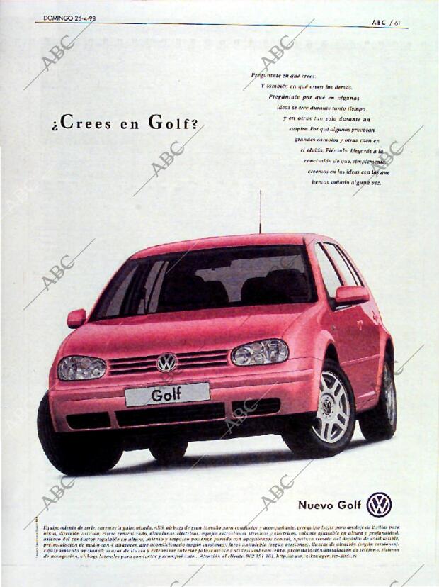 ABC MADRID 26-04-1998 página 61