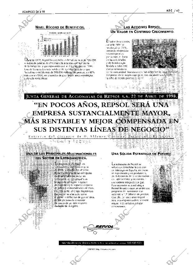 ABC MADRID 26-04-1998 página 63