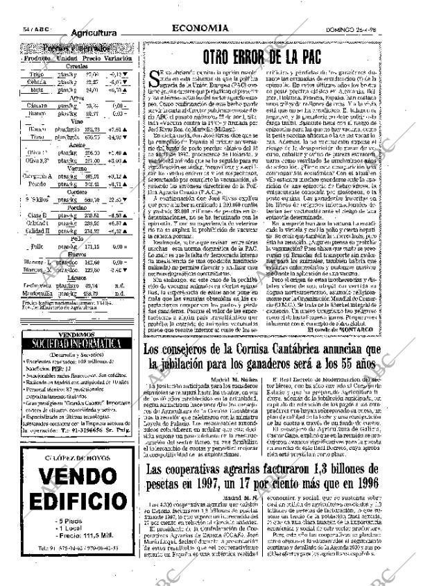 ABC MADRID 26-04-1998 página 64