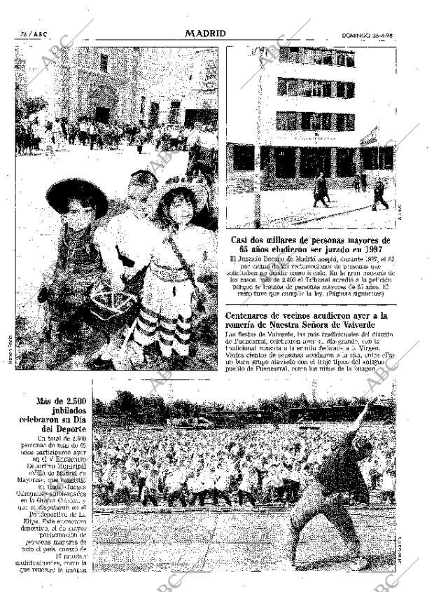 ABC MADRID 26-04-1998 página 76