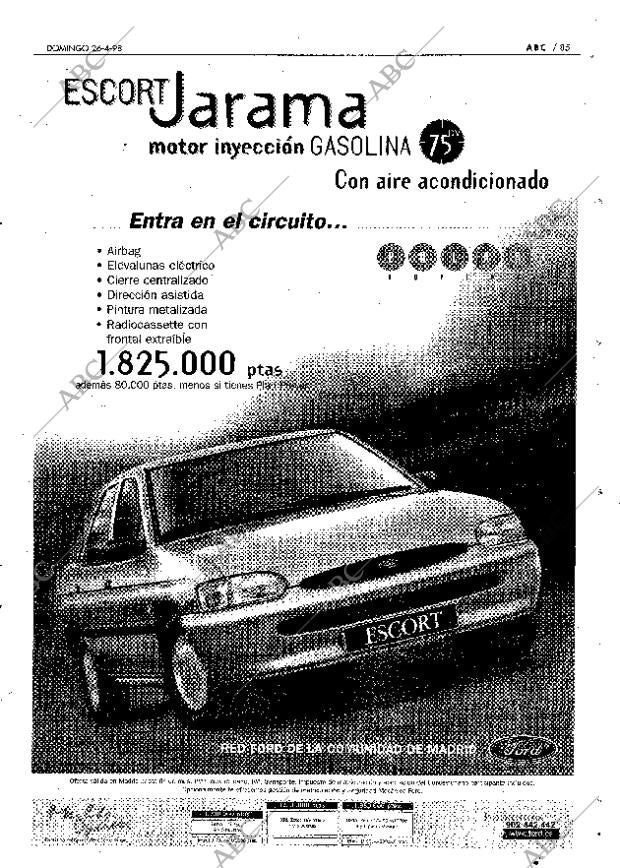 ABC MADRID 26-04-1998 página 85
