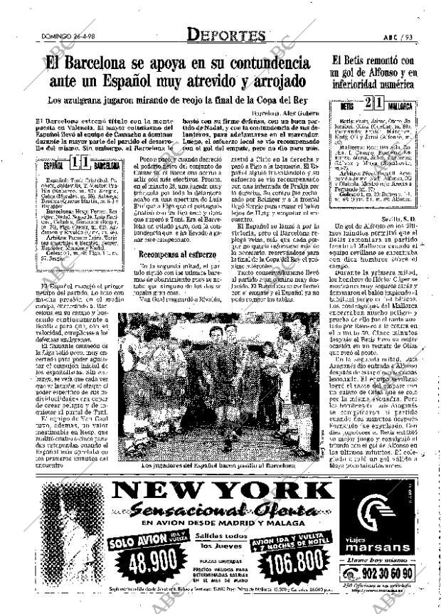 ABC MADRID 26-04-1998 página 93
