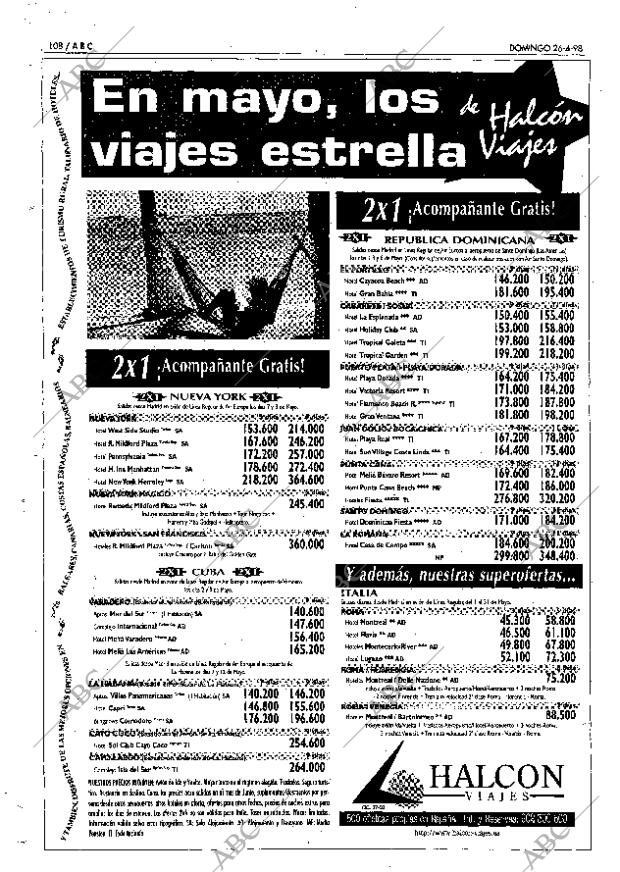 ABC SEVILLA 26-04-1998 página 108