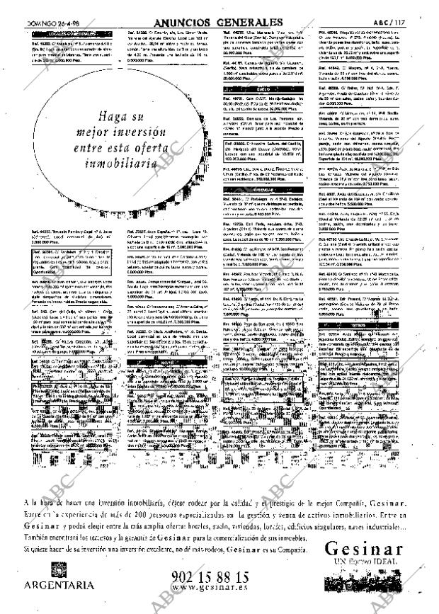ABC SEVILLA 26-04-1998 página 117