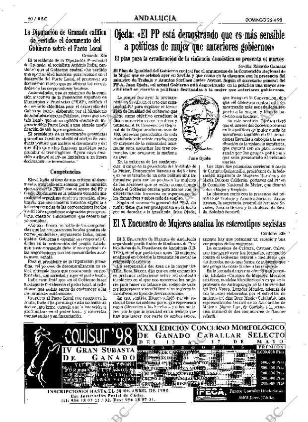 ABC SEVILLA 26-04-1998 página 50