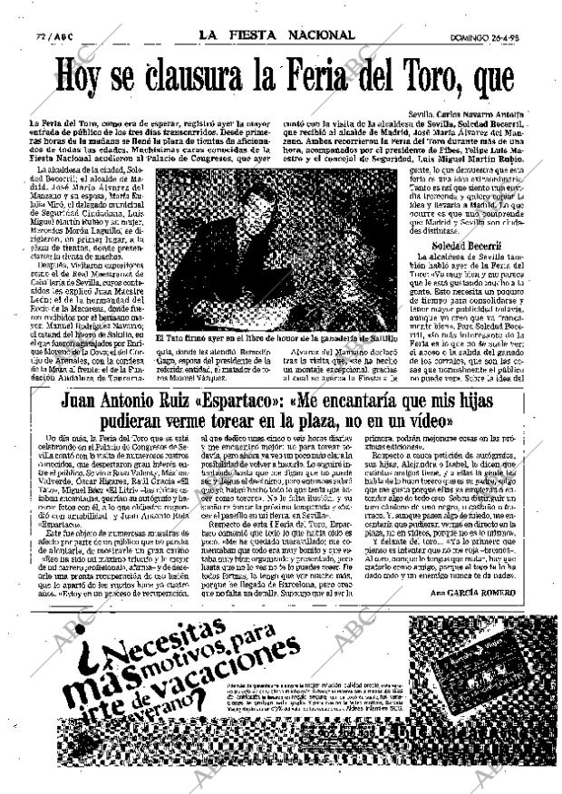 ABC SEVILLA 26-04-1998 página 72