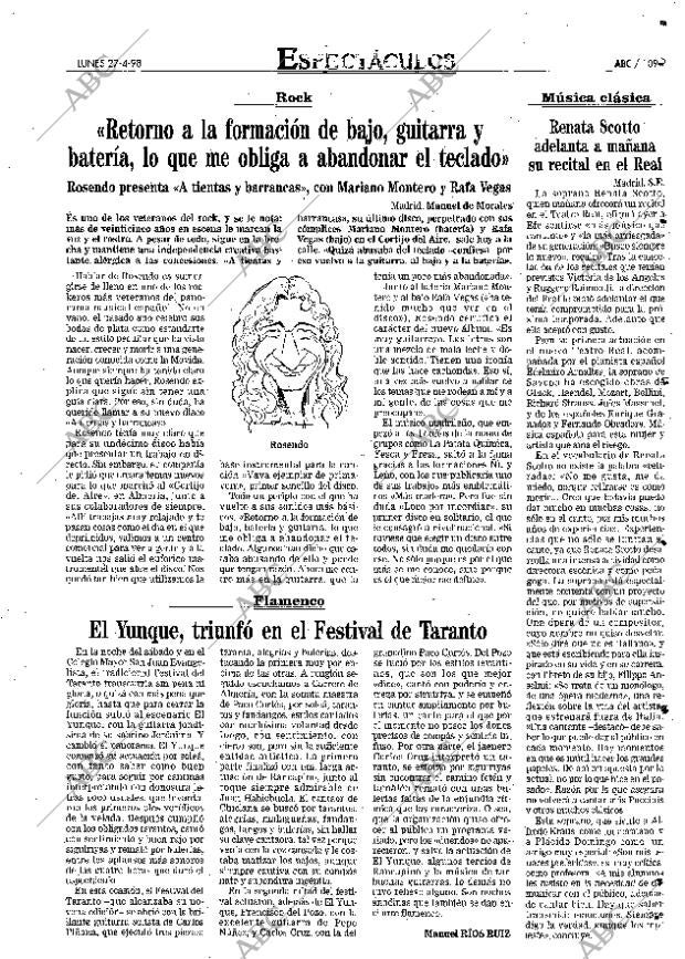 ABC MADRID 27-04-1998 página 109