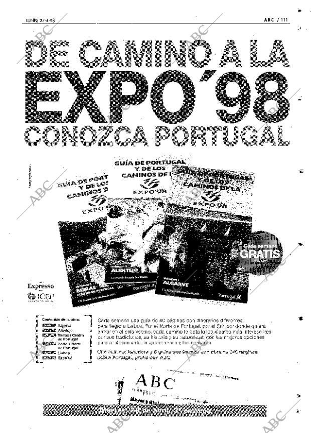 ABC MADRID 27-04-1998 página 111