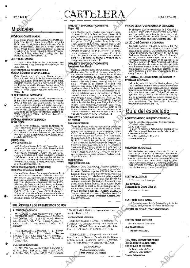 ABC MADRID 27-04-1998 página 112