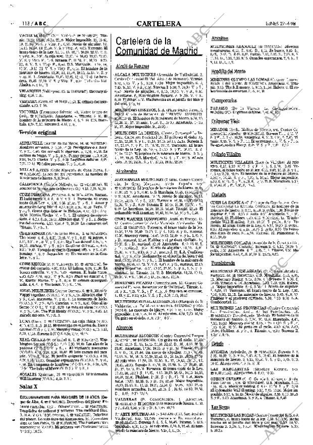 ABC MADRID 27-04-1998 página 118