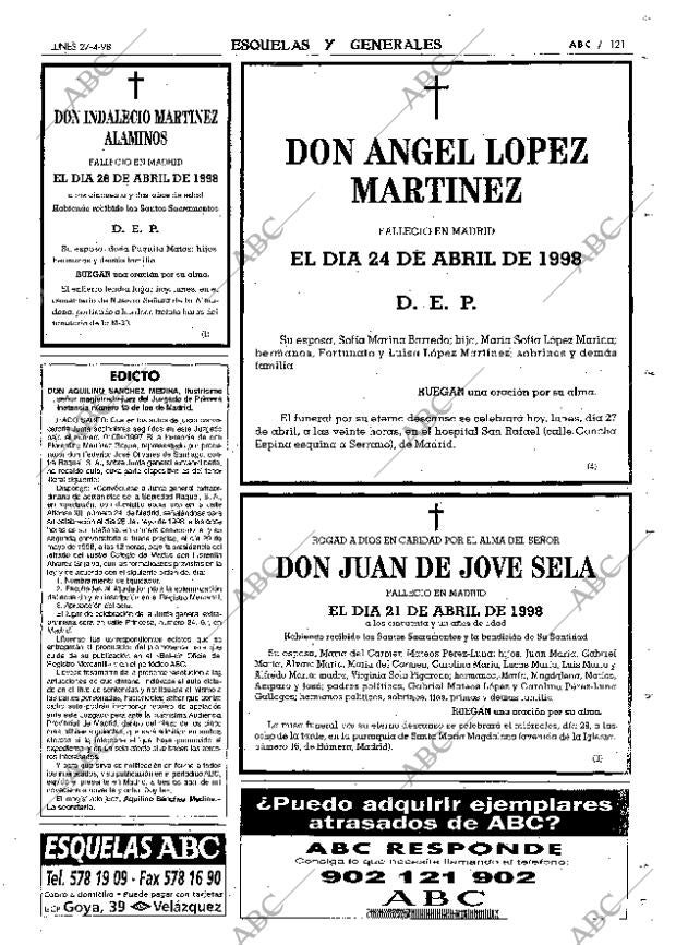 ABC MADRID 27-04-1998 página 121
