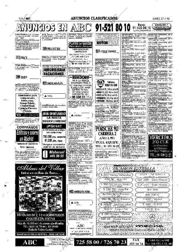 ABC MADRID 27-04-1998 página 134