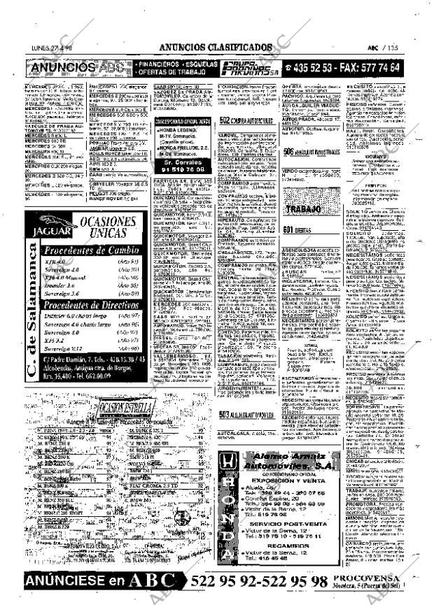 ABC MADRID 27-04-1998 página 135