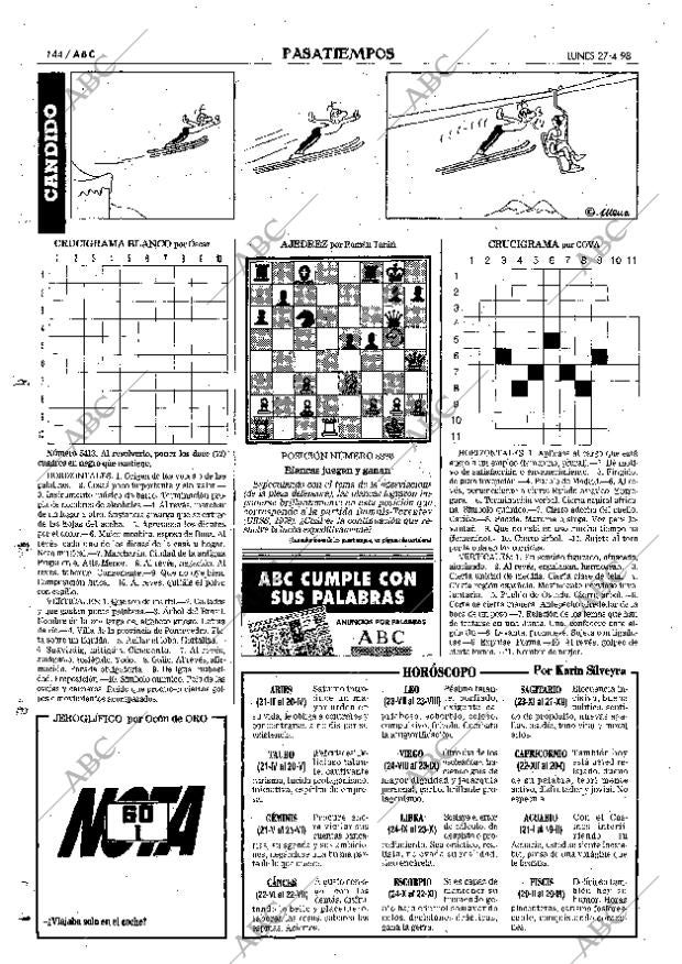 ABC MADRID 27-04-1998 página 144