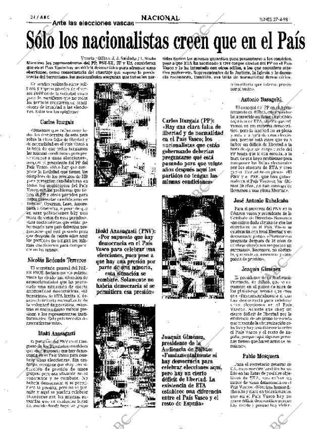 ABC MADRID 27-04-1998 página 24